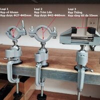 Ê tô kẹp bàn giữ máy khoan xoay 360 độ, eto gá máy mài khắc