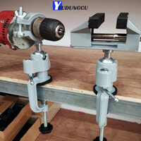 Ê tô kẹp bàn giữ máy khoan xoay 360 độ, eto gá máy mài khắc