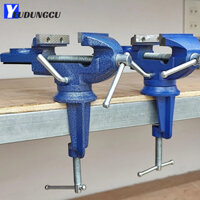 Ê Tô Kẹp Bàn Mini Mâm Xoay 360° YDC | Gang Đúc Bền Bỉ | Đa Năng Tiện Dụng