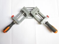 Ê tô kẹp góc vuông 2 tay vặn cao su loại tốt