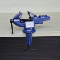 Ê tô mini kẹp bàn có mâm xoay 360 độ