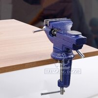 Ê tô mini kẹp bàn có mâm xoay 360 độ