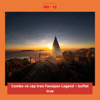 [E - Voucher] Combo vé cáp treo Fansipan Legend + buffet trưa