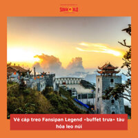 [E - Voucher] Combo vé cáp treo Fansipan Legend+buffet trưa+tàu hỏa leo núi Mường Hoa