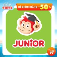 E-VOUCHER- Monkey Junior - Tiếng Anh cho trẻ mới bắt đầu Trọn đời 1 năm 2 năm  - 1 năm