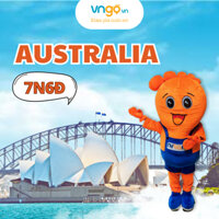 [E-voucher] Tour Úc: Syney - Canberra - Melbourne - Ballarat - Dandenong