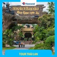 E-Voucher Vietravel Thái Lan Pattaya - Bangkok Khám phá Thủy cung Underwater World Pattaya, Tặng Buffet tại BaiYoke Sky