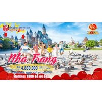 (E-VOUCHER)HỒ CHÍ MINH - DU LỊCH HÒA BÌNH || TOUR NHA TRANG TẾT GIÁP THÌN | KHÁCH SẠN 5 SAO