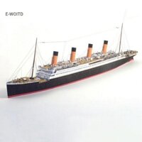 E-woitd 1: 400 DIY Thủ Công Titanic Tàu Giấy 3D Bộ Mô Hình Đồ Chơi QDD