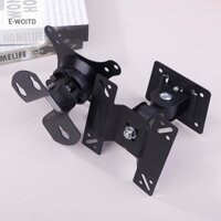 E-woitd 1 Bộ Giá đỡ TV 14-24 / 27Inch Màn hình LED LCD Giá treo tường Bảng điều khiển phẳng cố định Khung TV Hỗ trợ góc nghiêng 180 độ W / Vít HNVN