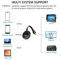 E-woitd 1080P G2 Cho Màn Hình MiraScreen Anycast Wifi HDMI Di Động Miracast Dongle Tương Thích Cho Tivi Android Màn Hình Gương Ios HNVN