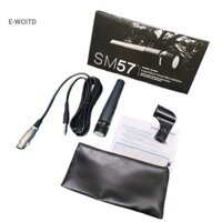E-woitd Kim Loại SM57 Cardioid Micro Năng Động Để Hát Sân Khấu Micro Có Dây Chuyên Nghiệp Cho Shure Karaoke BBOX Ghi Giọng Hát HNVN