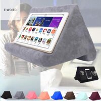 E-woitd Máy Tính Bảng Gối Đứng Đa Năng Máy Tính Bảng Đế Điện Thoại Đệm Cho IPad Điện Thoại Di Động Giá Đỡ Laptop Hỗ Trợ Giường Máy Tính Bảng HNVN