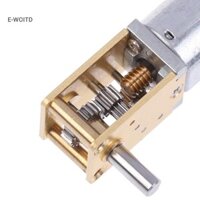 E-woitd Mini N20 Tất Cả Kim Loại Hộp Số Động Cơ DC 12V Tốc Độ Chậm Tất Cả Kim Loại Mô-men Xoắn Lớn Worm Gear Motor Cho DIY Robot Mô Hình Đồ Chơi Ô Tô HNVN