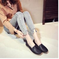 E23 QPE Giày lười nữ, mọi nữ da PU cao cấp - SP46 31 E23