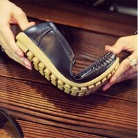 E23 QPE Giày lười nữ, mọi nữ da PU cao cấp - SP46 31 E23