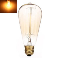 E27 40W Incandescent Bulb 220V ST64 Retro Edison Light Bulb