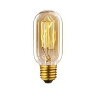 E27 40W Retro Edison Light Bulb Filament Cổ điển Bóng đèn sợi đốt Ampoule, AC 220V (T45 Filament)