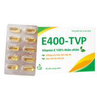 E400-tvp hỗ trợ giảm nguy cơ mắc các bệnh do thiếu vitamin E