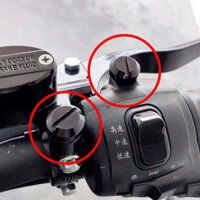 e7 Phụ tùng sửa đổi xe máy Gương chiếu hậu M8M10 Gương lỗ vít Trim Hợp kim nhôm CNC