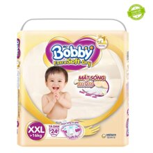 Tã dán Bobby Extra Soft Dry size XXL - 24 miếng