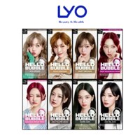e906 - Nhuộm tóc mise en scène Hello Bubble 100g dạng bọt bền lâu tan, tông màu xu hướng LYO