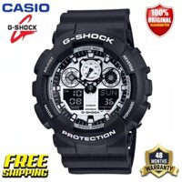 Ea8l G-Shock G-Sock [Ready Stock] Casio (GA-100BW-1A) Ready Stock Impact Resistance Analog Digital Men's Watch 2021