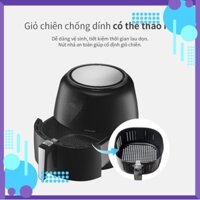 ead Nồi Chiên Không Dầu Lock&Lock Super Jumbo Air Fryer 7.2L Màu đen EJF296BLK