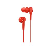 Earphone Sony EXTRA BASS MDR-XB55AP - màu đỏ - Loa 12mm loại vòm; MIC+Khiển trên dây; dây 1.2m; 8g