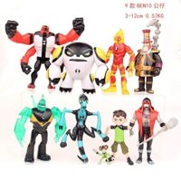 Earth Defender Thiếu Niên Anh Hùng Hacker Hình Ben10 Quái Vật Nhỏ Dạ Quang Đồ Chơi Búp Bê Trang Trí Mô Hình JQ9P