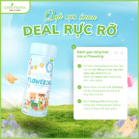 [EARTHMAMA] Lọ Bánh Vòng Hoa Mix Vị FLOWERING 45G - APPLE MONKEY (Bánh ăn dặm Organic cho bé)