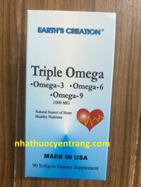 EARTH’S CREATION TRIPLE OMEGA 3 6 9 1000mg