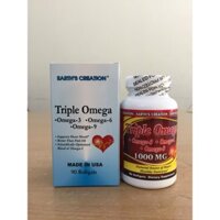 EARTH’S CREATION TRIPLE OMEGA 3,6,9 1000MG, CHAI 90 VIÊN