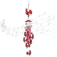 Eas-wind Chuông Kim Loại Sắt Rèn Chuông Gió Nhà Vườn Quà Tặng Trang Trí Sân Vườn Đồ Trang Trí Ngoài Trời