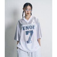 Easy NO EASY NO EASY Áo thun ngắn tay bảy lưới - Trắng