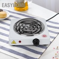 EasyHome 1000W Hộ Gia Đình Mini Di Động Bếp Điện Nóng Tấm Sưởi Ấm Trà Cà Phê Trắng