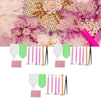Ebayst Phụ kiện sơn kim cương Bút khoan điểm nhẹ với nhíp cho người mới bắt đầu ở nhà