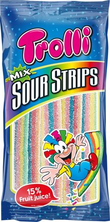 Kẹo dẻo Trolli Sour Strips 85gr