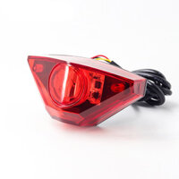 Ebike Phanh Đèn Phía Sau Xe Đạp Điện Đuôi Đèn Đầu Vào DC6V 12V 24V 36V 48V 60V 72V LED Ebike Giá Đèn E Xe Đạp Đèn