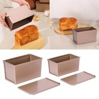 Ec Bánh Mì Chảo Chống Dính Hình Chữ Nhật Pullman Loaf Chảo Có Nắp Dài Bột Bột Bánh Mì Loaf Chảo Cho Tự Chế Bánh Mì Hộp Đựng