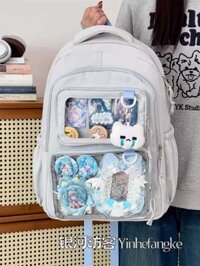 Ec Túi Xách Hai Vai Trong Suốt Dung Lượng Lớn, Túi Xách Cho Học Sinh Trung Học Phổ Thông.