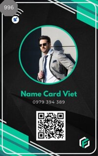 Ecard Cho Giám Đốc có chip NFC và mã QR (996)