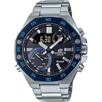 ECB-10DB-1B | Đồng Hồ Casio | Edifice | Dây Kim Loại | Kết Nối Điện Thoại | WR100M