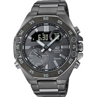 ECB-10DC-1B | Đồng Hồ Casio | Edifice | Dây Kim Loại Mạ Ion Xám | Kết Nối Điện Thoại | WR100M