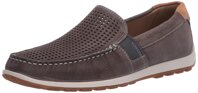 ECCO Men's DIP Moc Moccasin, Magnet Perforated, 9-9.5