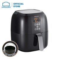 ECF-300B-Nồi chiên không dầu Lock&Lock Digital Eco fryer 3L220~240V 5.1kg - Màu đen. Hàng chính hãng [bonus]