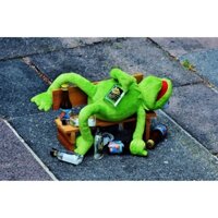 Ếch Kermit Frog có áo 40cm cởi được gấu bông