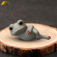 Ếch Trà Thú Cưng Tượng Mini Để Bàn Đồ Trang Trí Điêu Khắc Sứ