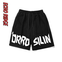 Echo Ridge American Teen Quần Short Nam Xu Hướng Mùa Hè In Tiếng Anh Rời Plus Kích Thước Athleisure Crop Quần