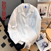 Echo Ridge Xuân Thu Retro Phong Cách Nhật Bản Rời Phù Hợp Với Áo Sơ Mi Nam